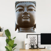 Poster Gros plan de statue de Bouddha (Bureau à domicile)