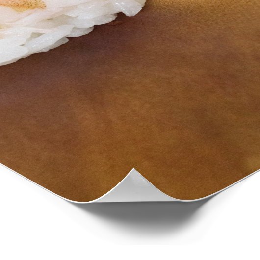 Poster Gros plan de sushis sur une table (Coin)
