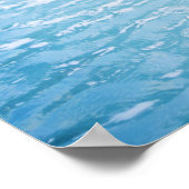 Poster Gros plan d'eau ondulée, Miami, FL 2 (Coin)