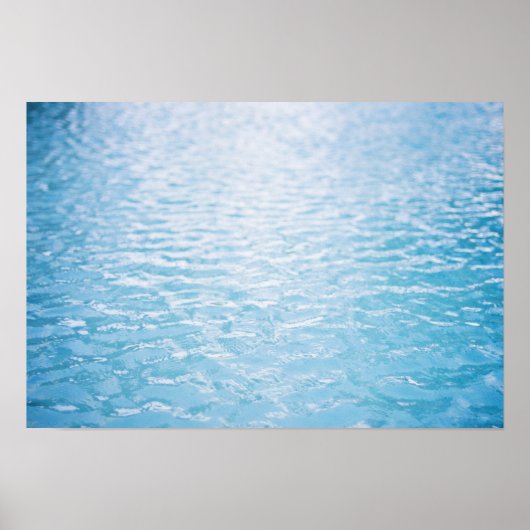 Poster Gros plan d'eau ondulée, Miami, FL 2 (Devant)