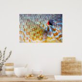 Poster Gros plan d'écailles de poisson (Cuisine)