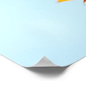 Poster Gros plan des feuilles de automne jaunes (Coin)