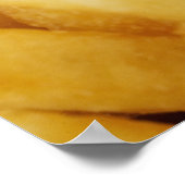 Poster Gros plan des frites françaises (Coin)