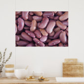 Poster Gros plan des haricots reins (Cuisine)