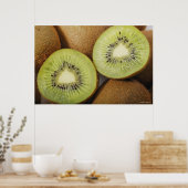 Poster Gros plan des kiwis (Cuisine)