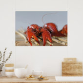 Poster Gros plan d'un crabe sur bâtons (Cuisine)