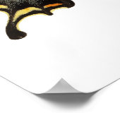 Poster Gros plan d'un papillon 2 (Coin)