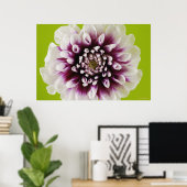 Poster Gros plan d'une fleur (Bureau à domicile)