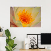 Poster Gros Plan D'Une Lys D'Eau (Bureau à domicile)