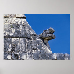 Poster Gros plan sur des pierres formant un ancien bâtime