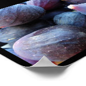 Poster Gros plan sur le fruit de figue violette (Coin)