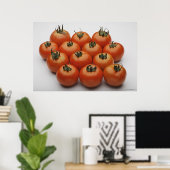 Poster Gros plan sur les tomates (Bureau à domicile)