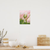 Poster Gros plan sur tulipe et bourgeon (Cuisine)