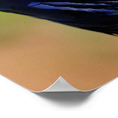 Poster Gros plan sur un ara hyacinthe (Coin)