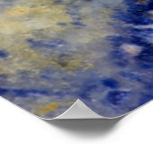 Poster Gros plan sur une sodalite bleue (Coin)