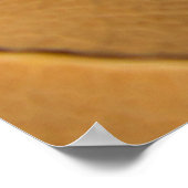 Poster Gros plan texture abstraite de feuilles sèches arr (Coin)