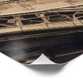 Poster Gros plan Tour Eiffel Paris Love City Travel (Coin)