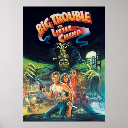 Poster Gros Problème Dans La Petite Chine (Devant)