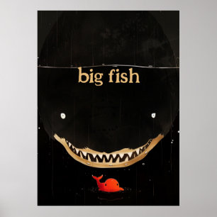 Poster Gros requin foncé