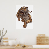 Poster Gros tigre japonais (Cuisine)