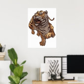 Poster Gros tigre japonais (Bureau à domicile)