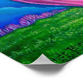 Poster Gros yeux Genie Doll Danse ventre avec Bouteille M (Coin)