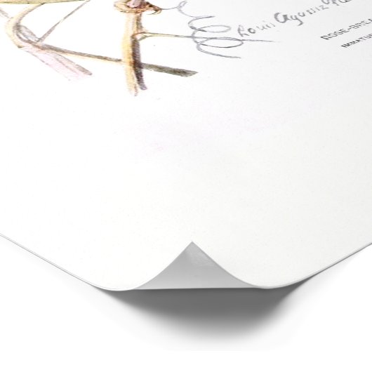 Poster Grosbeak et Cardinal (Coin)