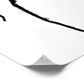 Poster Grosse araignée d'halloween effrayant (Coin)