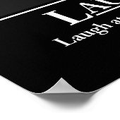 Poster Grosse Bouche Drôle Humour rire Motivationnel Post (Coin)