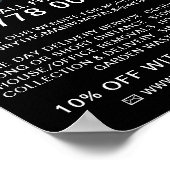 Poster Grosse fourgonnette de déménagement, entreprise de (Coin)