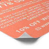 Poster Grosse fourgonnette de déménagement, entreprise de (Coin)