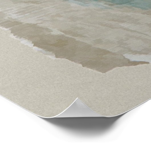 Poster Grosse grange Amish blanche (Coin)