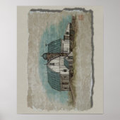 Poster Grosse grange Amish blanche (Devant)