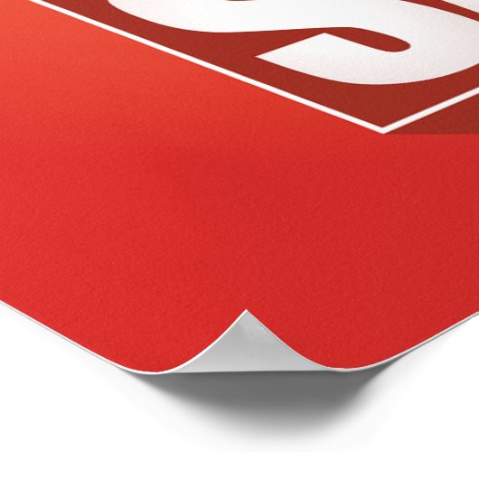 Poster Grosse vente Red Retail Bag Conception (Coin)