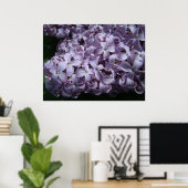 Poster Grosses fleurs de Lilac (Bureau à domicile)