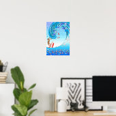 Poster Grosses vagues et naufrages. (Bureau à domicile)