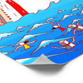 Poster Grosses vagues et naufrages. (Coin)