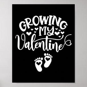 Poster Grossesse de ma Saint-Valentin enceinte Nouvelle m