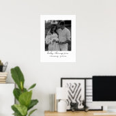 Poster Grossesse Faire-part mignonne Bientôt Ultrasons (Bureau à domicile)