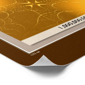 Poster Grossissement - Orange (Coin)