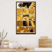 Poster Grossissement - Orange (Cuisine)