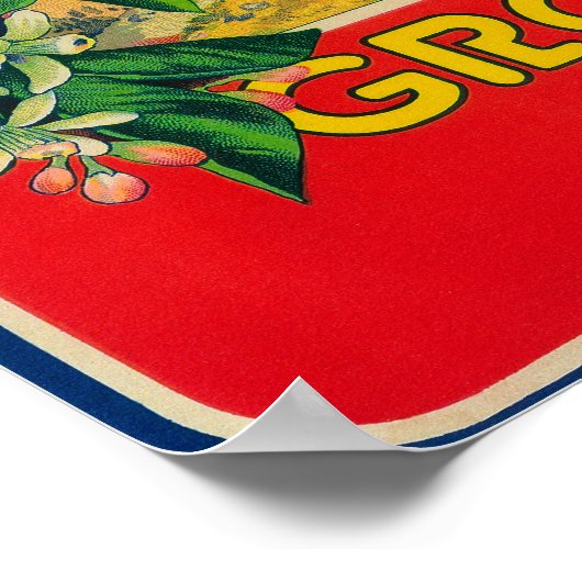 Poster Grossmont Lemon LabelEl Cajon, CA (Coin)