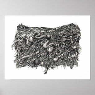 Poster Grotesque numéro 1, par Brian Benson,