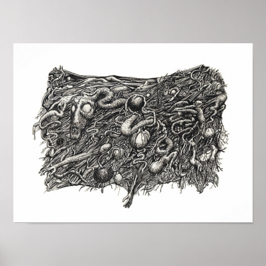 Poster Grotesque numéro 1, par Brian Benson, (Devant)