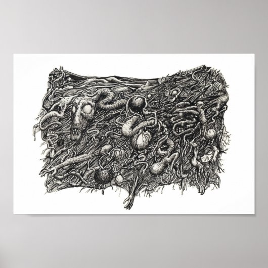 Poster Grotesque numéro 1, par Brian Benson, (Devant)