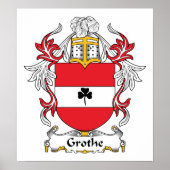 Poster Grothe Family Crest (Devant)