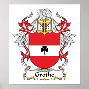 Poster Grothe Family Crest