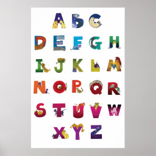 Poster Grotke Alphabet Cats