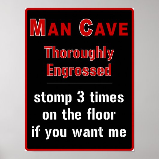 Poster Grotte de Man : absorbée - (Devant)