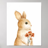 Poster Grotte de Whimsical Floral Woodland Nursery Décor (Devant)